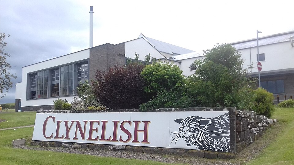 Clynelish distillery above Brora on the east coast of Sutherland