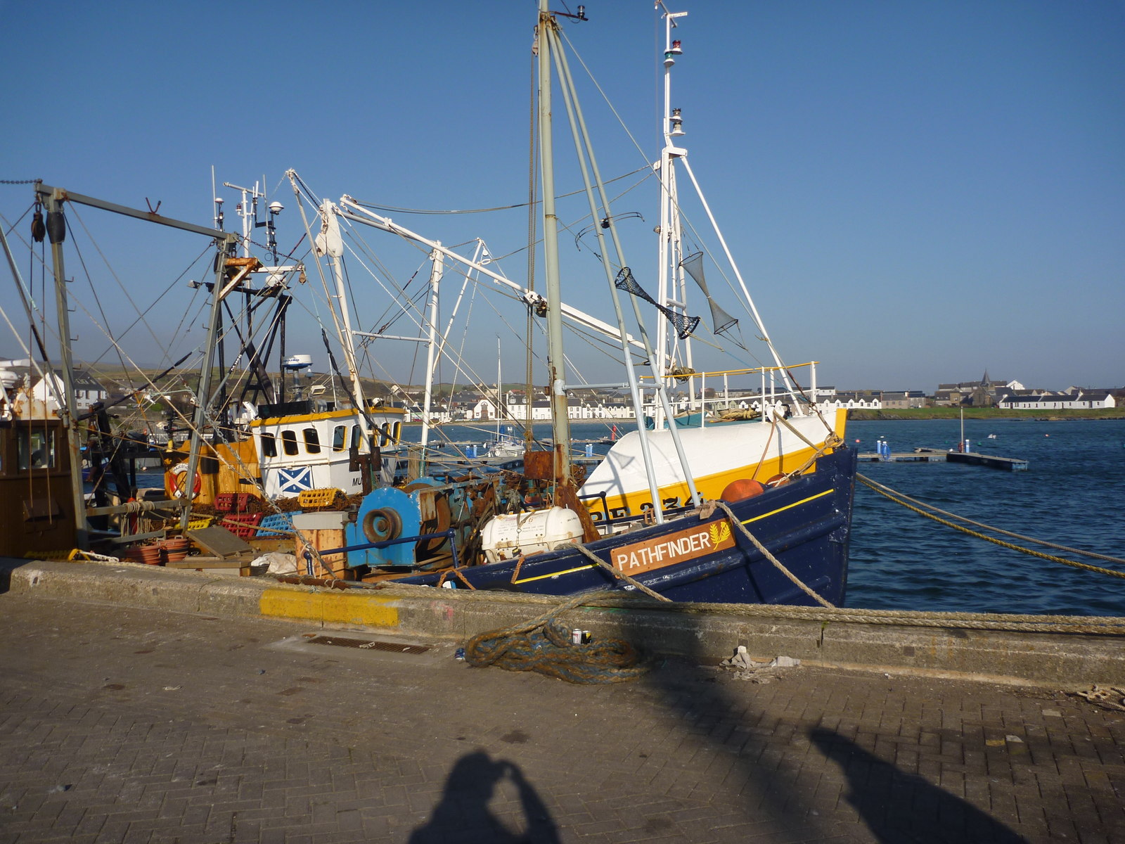 A fishing boat at Port Ellen on the island of Islay
