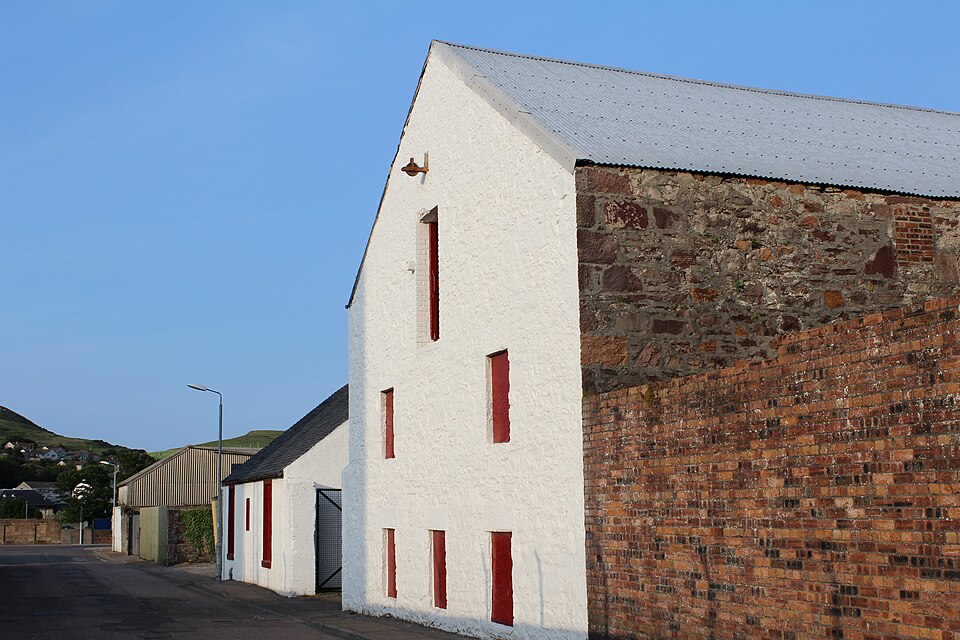 The buildings of Glengyle distillery, home of Kilkerran, in Campbeltown